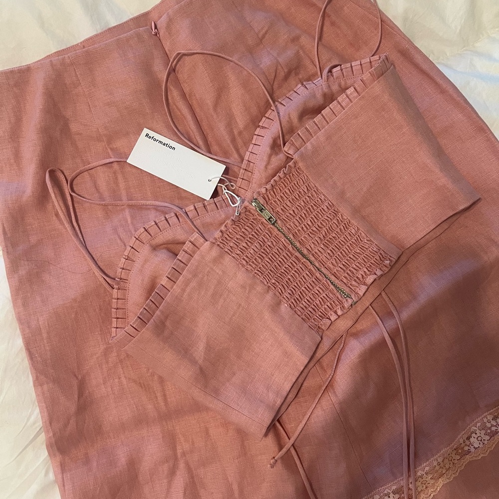 Reformation Rima Linen Two Piece - Picture 3 of 4